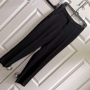 JCREW 365 Crepe crop Ankle pant in black